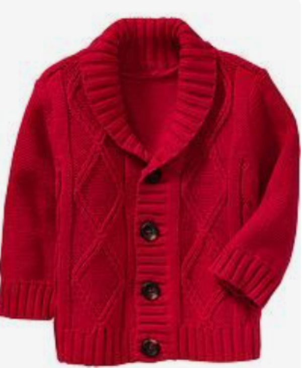 Boy's Cable Knit Button-Down Casual Cardigan