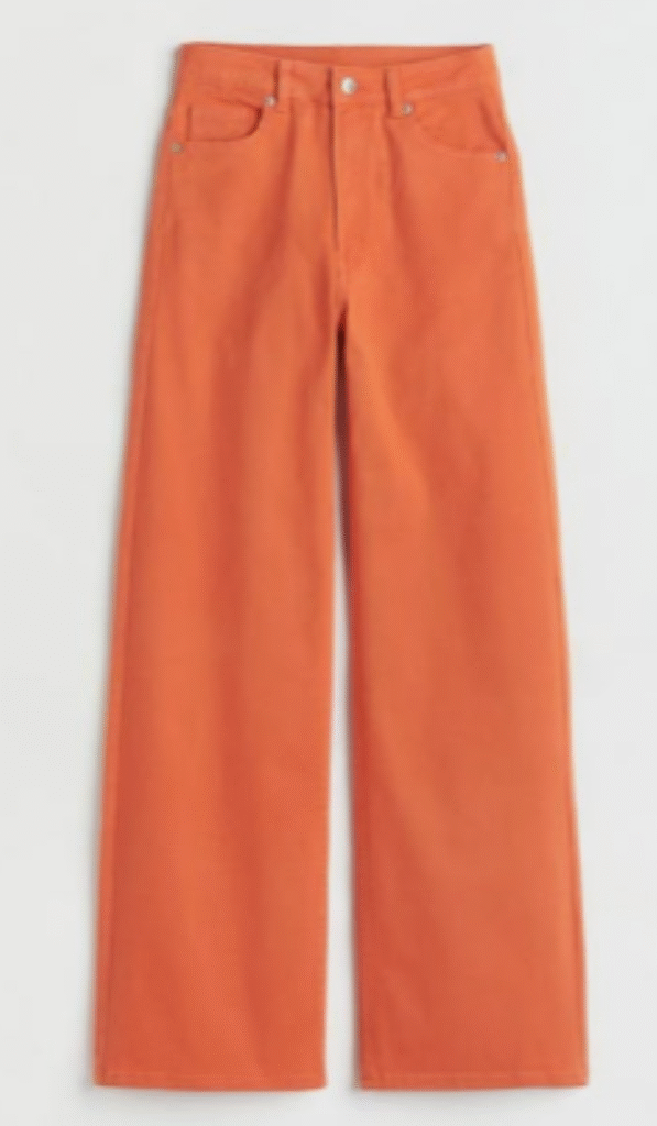 Girls High Waisted Straight Leg Chinos Pants.