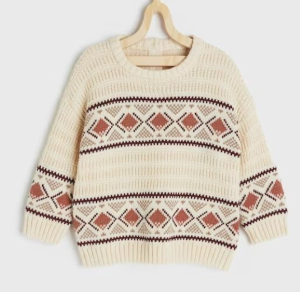 Girls knitwear Long Sleeve Stripe Pullover