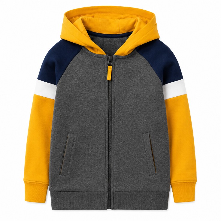 Boy's full zip hoodies